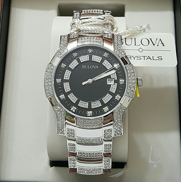 (1 LEFT IN STOCK) NWT Bulova Crystal Watch