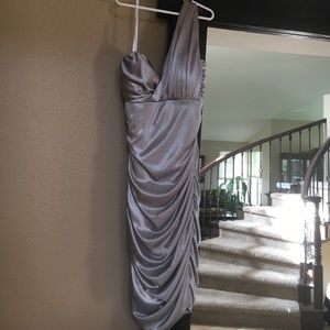 One shoulder prom dress