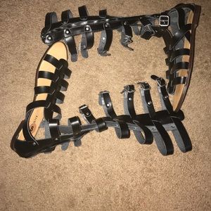 High gladiator sandals