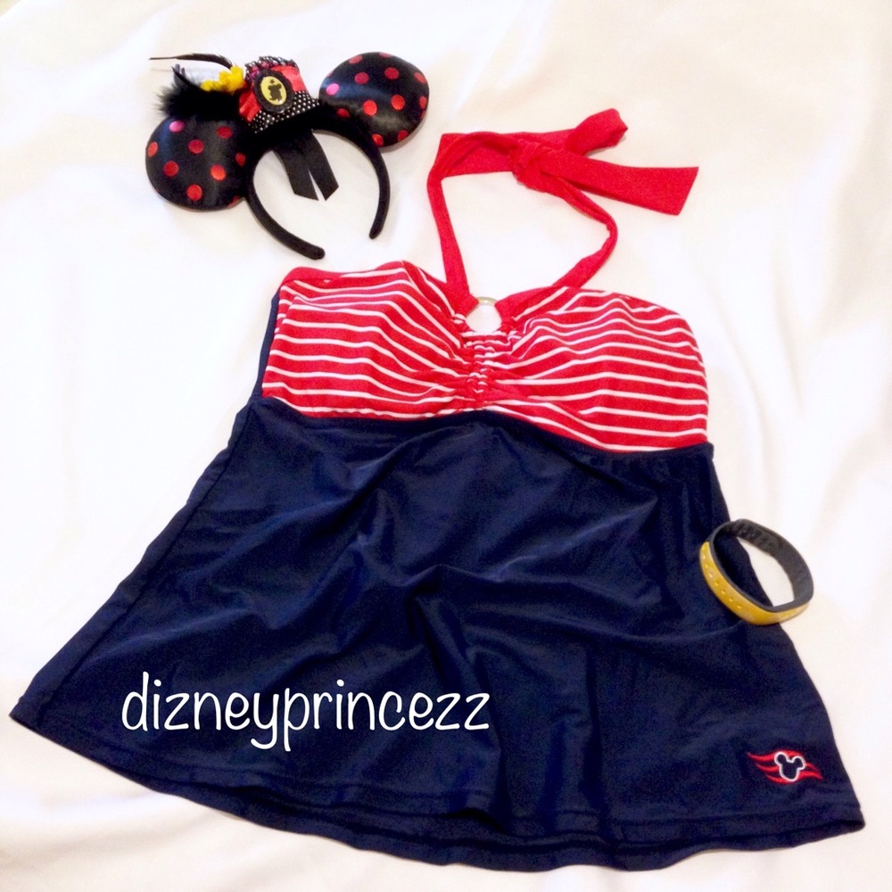 🎀 DISNEY CRUISE SWIM TANK TOP SAILOR NAUTICAL