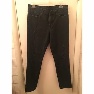 Banana Republic Black Distressed Jeans