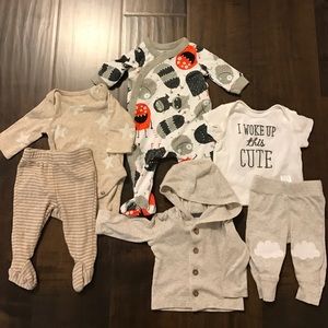 GAP CARTERS new born sets