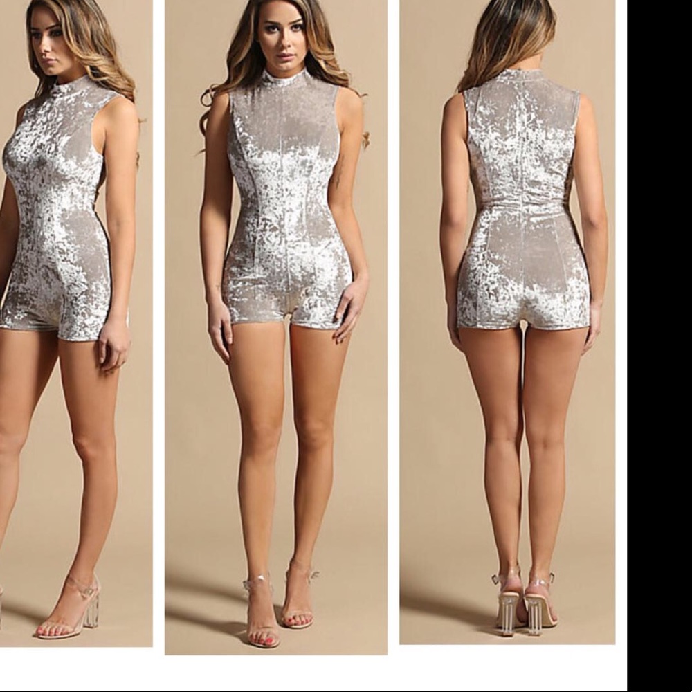 Velvet Bodysuit MUST GO
