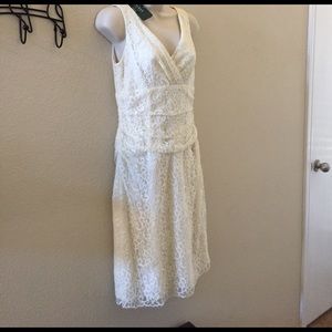 Ralph Lauren cream formal dress