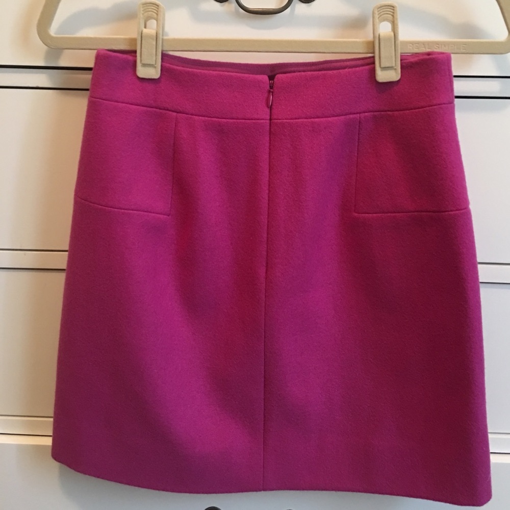 J. Crew Pink wool skirt - Picture 2 of 3