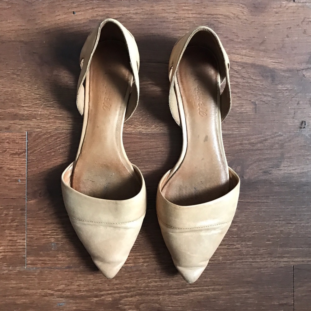 Nude Madewell d'orsay flats