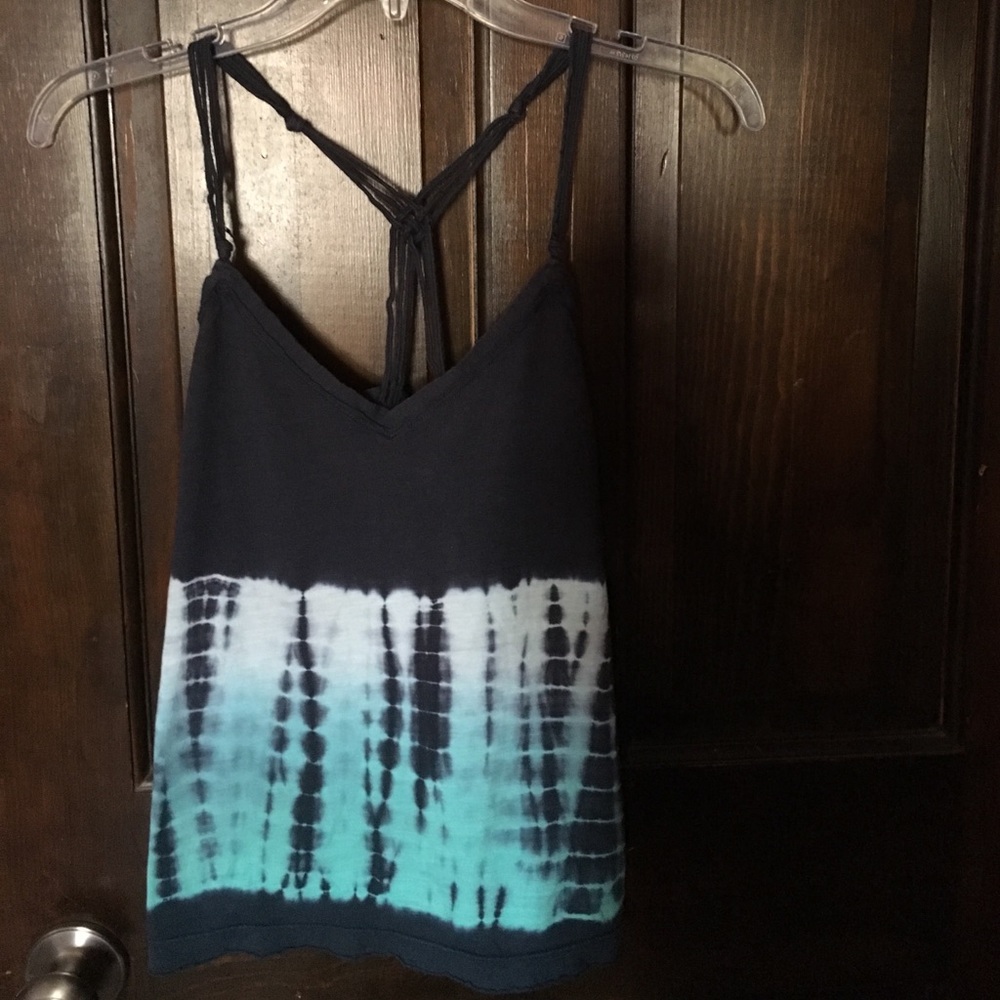 American Eagle Navy Tie Dye Tank