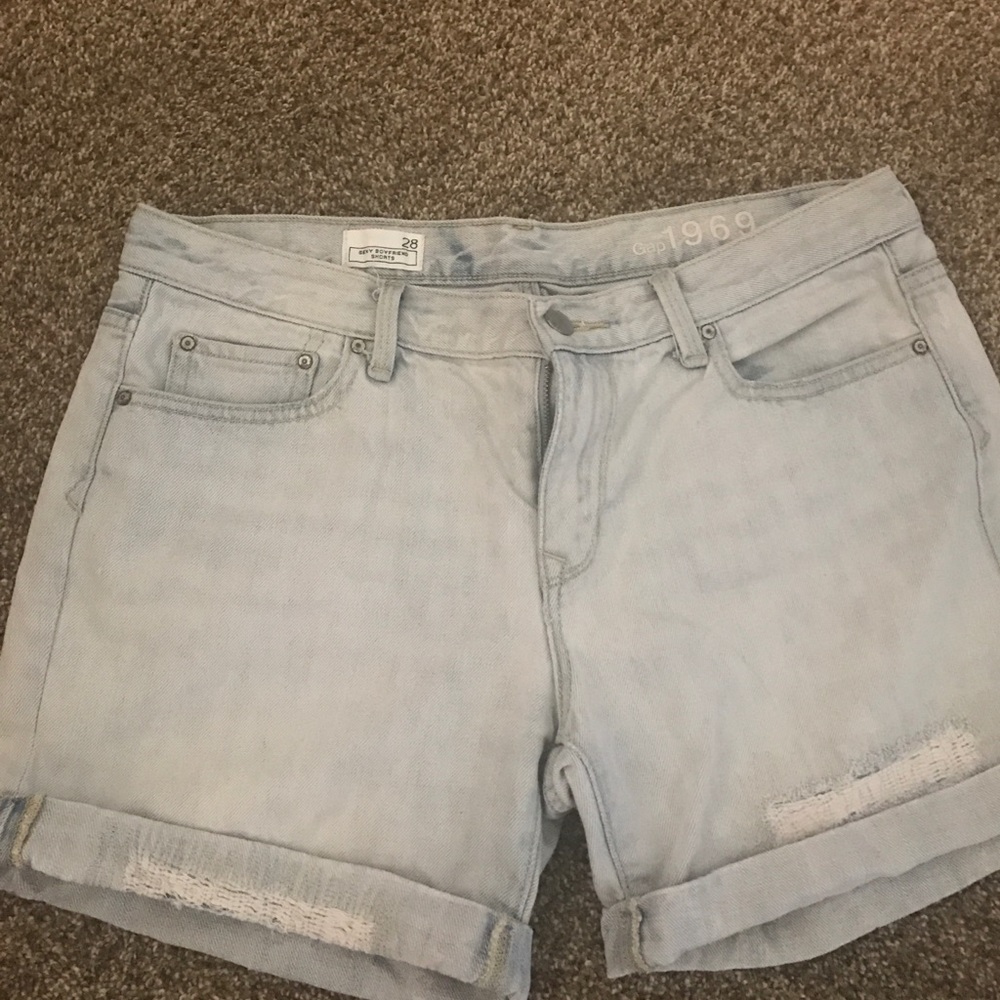 Sexy boyfriend denim shorts