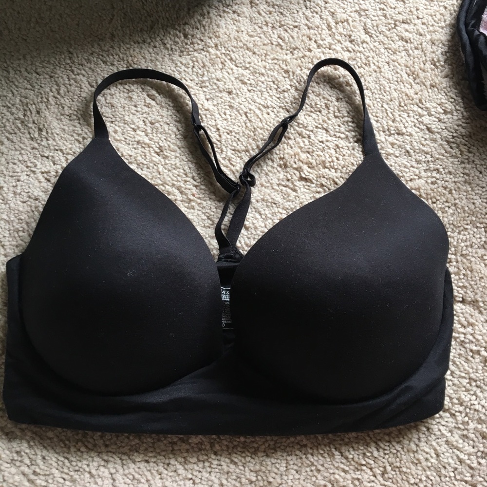 Black VS bra