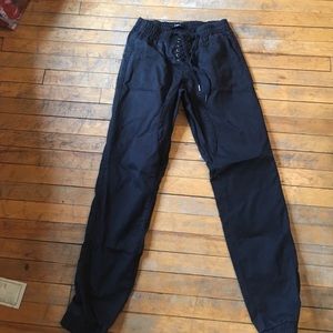 Black joggers
