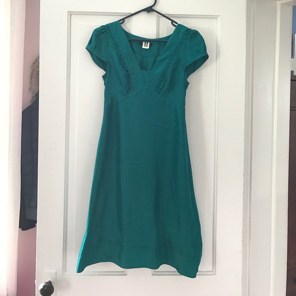 Banana Republic emerald green dress