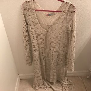 Free people beach cardigan