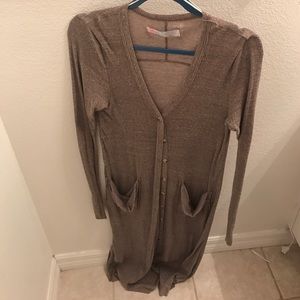 Free people dress cardigan