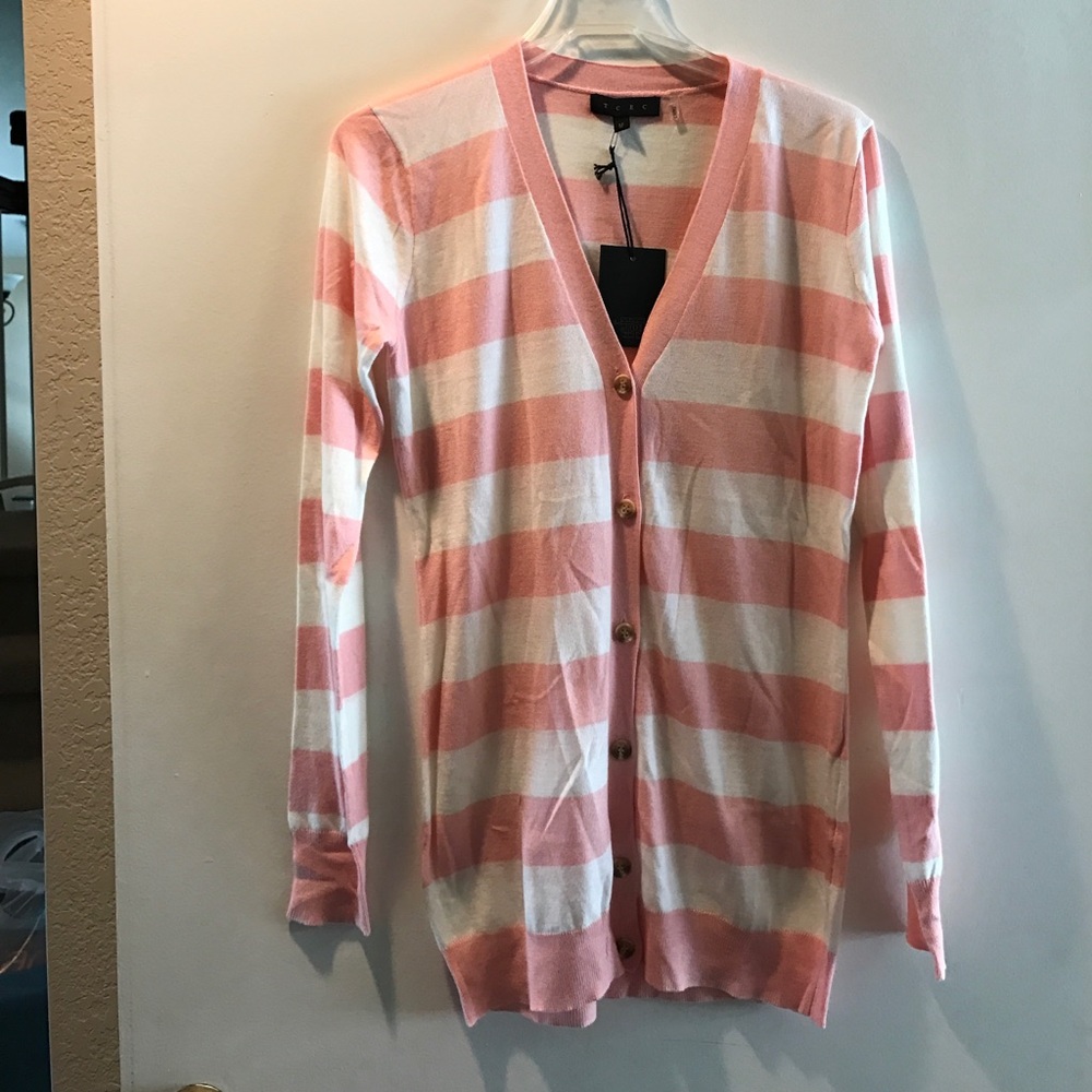 Cotton Candy Striped Cardigan