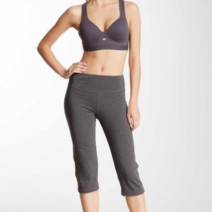 Marika dark grey tummy control Capri leggings