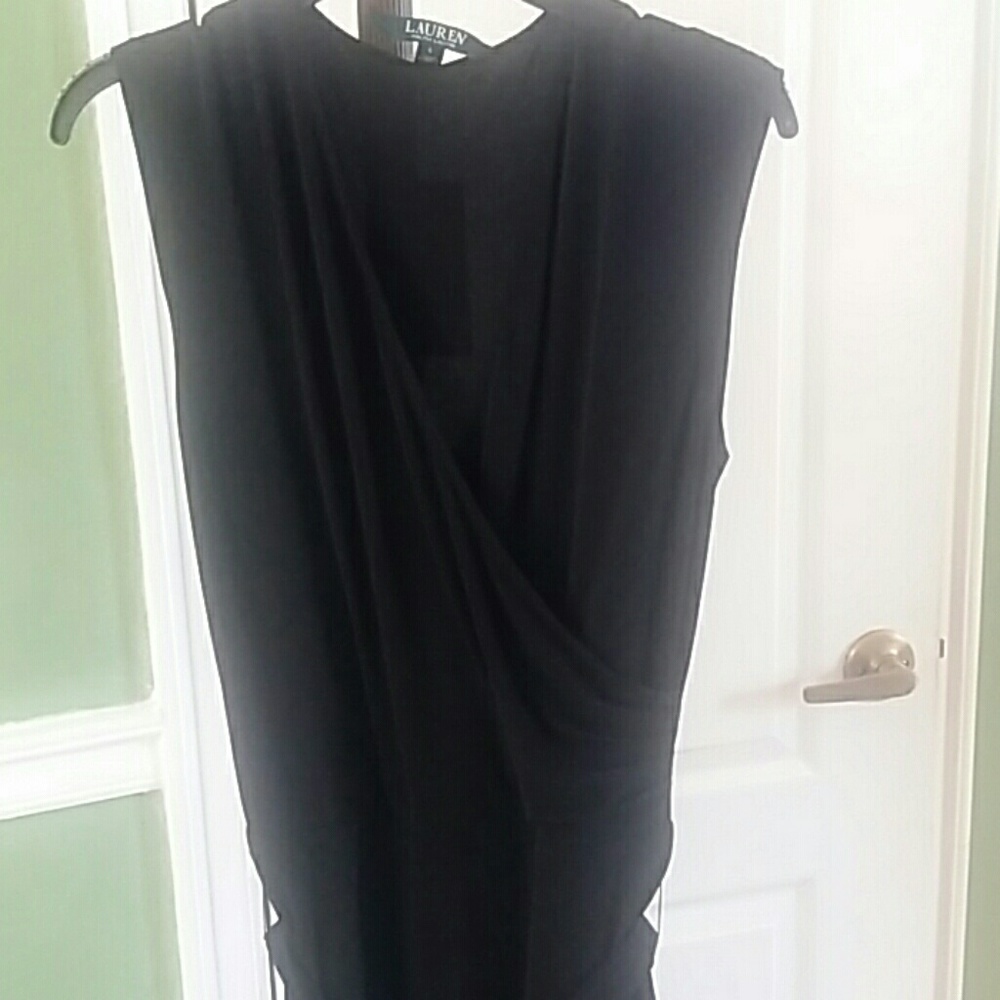 Nwt Ralph Lauren Black jumpsuit sz L