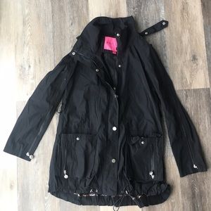 Long Betsey Johnson Rain jacket