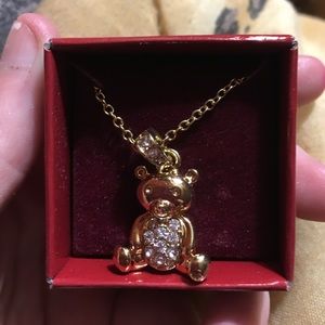 Avon teddy bear necklace