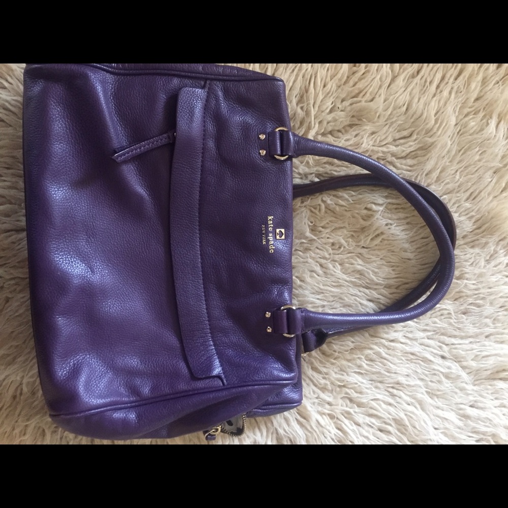 Purple Kate Spade handbag