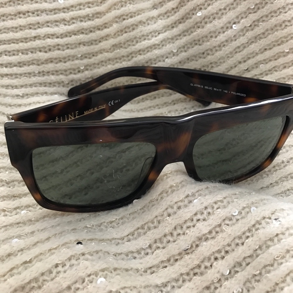 Celine ZZ Top Sunglasses CL41756/S Tortoise Polar - Picture 4 of 8