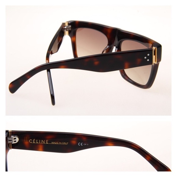 Celine ZZ Top Sunglasses CL41756/S Tortoise Polar - Picture 2 of 8