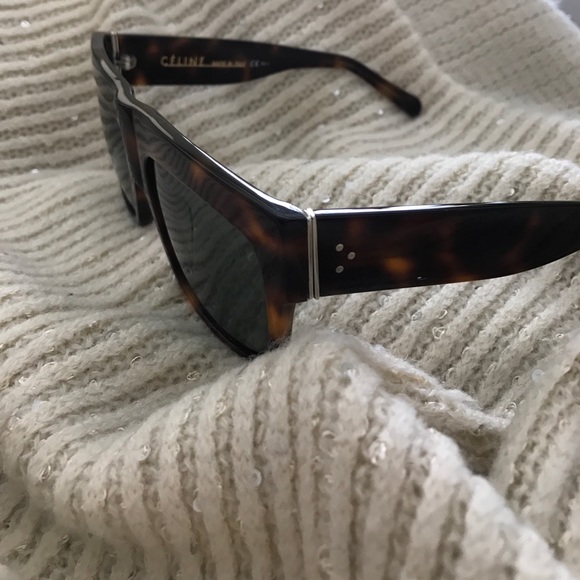 Celine ZZ Top Sunglasses CL41756/S Tortoise Polar - Picture 6 of 8