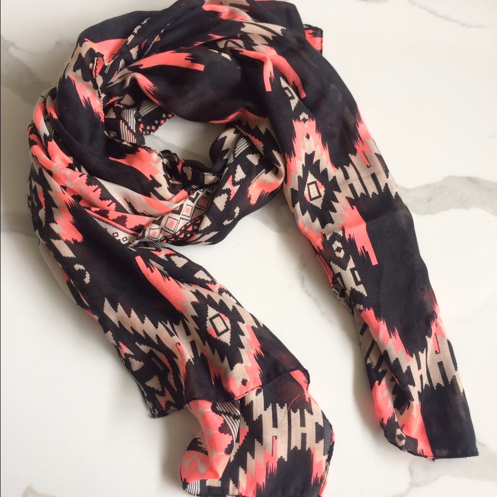 Aztec print scarf