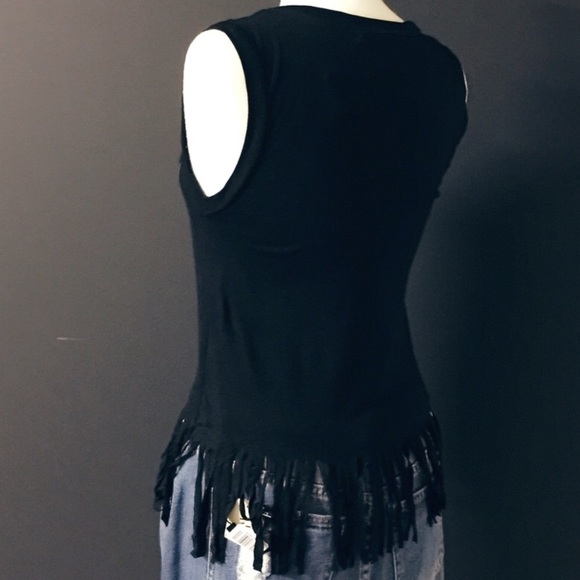 🍍 Pineapple Fringed Tank Tee 🍍 - Picture 3 of 3