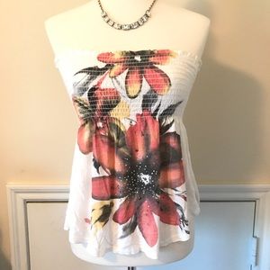 A'gaci floral tube top