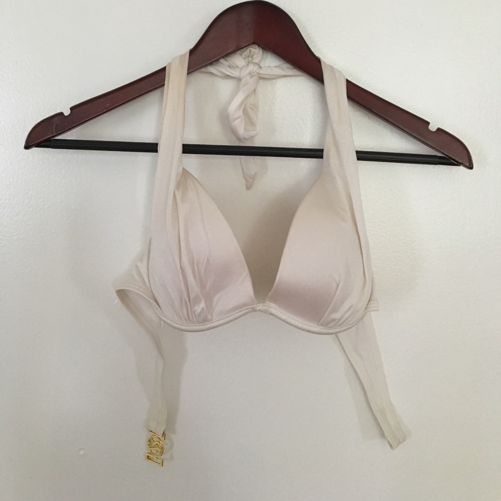 White VS push-up bikini top