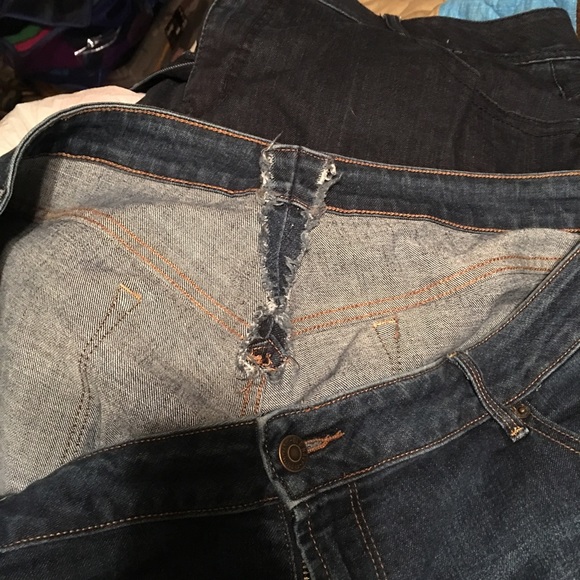ON Plus Sz 22 Skinny/Straight Jeans *ALTERED* - Picture 2 of 4