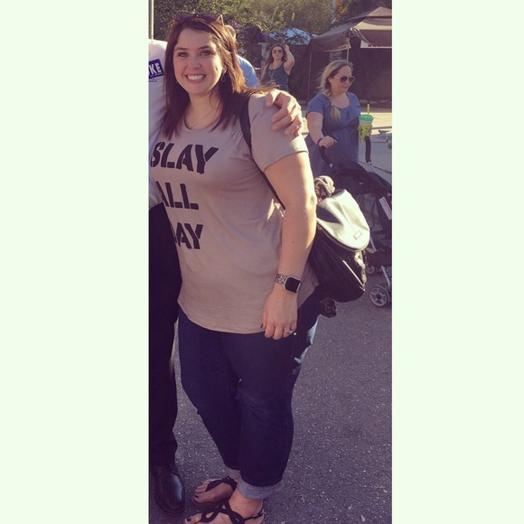 ON Plus Sz 22 Skinny/Straight Jeans *ALTERED* - Picture 4 of 4