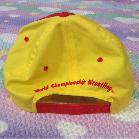 Accessories - HULK HOGAN WCW SNAPBACK VINTAGE WWE WF Accessories - HULK HOGAN WCW SNAPBACK VINTAGE WWE WF