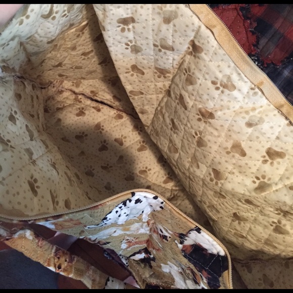 Home made dog tote with zipper - Picture 2 of 2