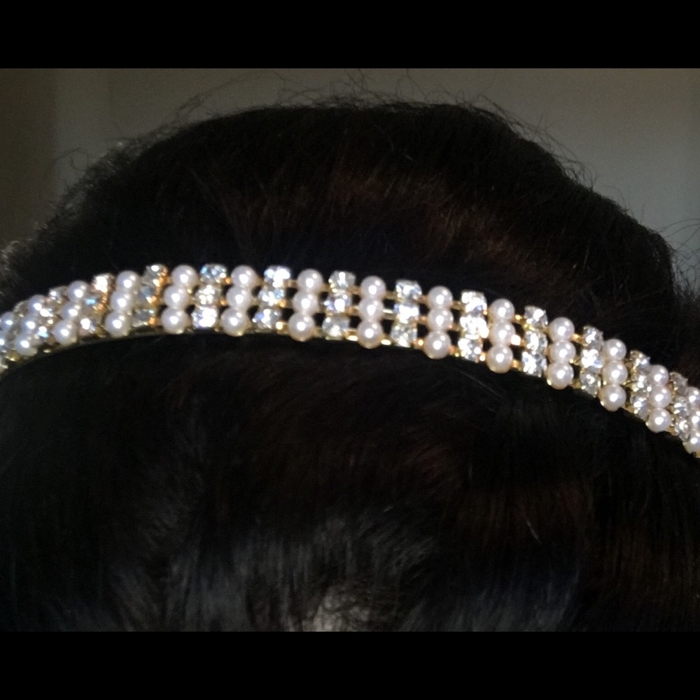 Rhinestone & Pearl headband