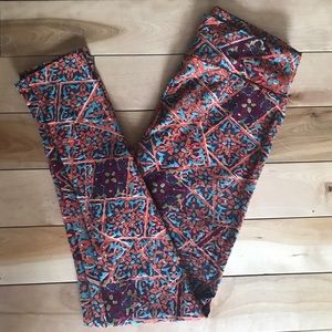 Lularoe floral OS leggings