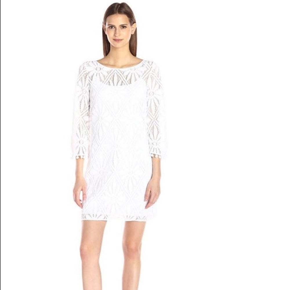 Lilly Pulitzer- Delray Diamond Lace Dress XS