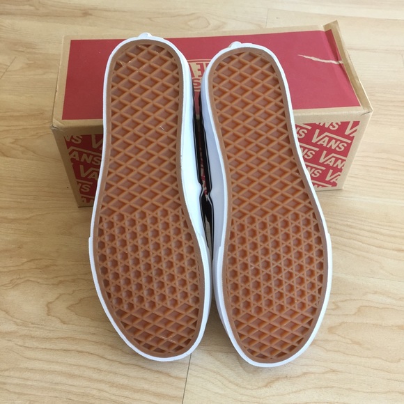 ---SOLD--- Vans Perforated Black Leather Slip Ons - Picture 3 of 8
