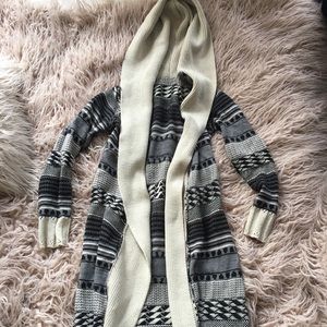 BB Dakota floor length Navajo sweater