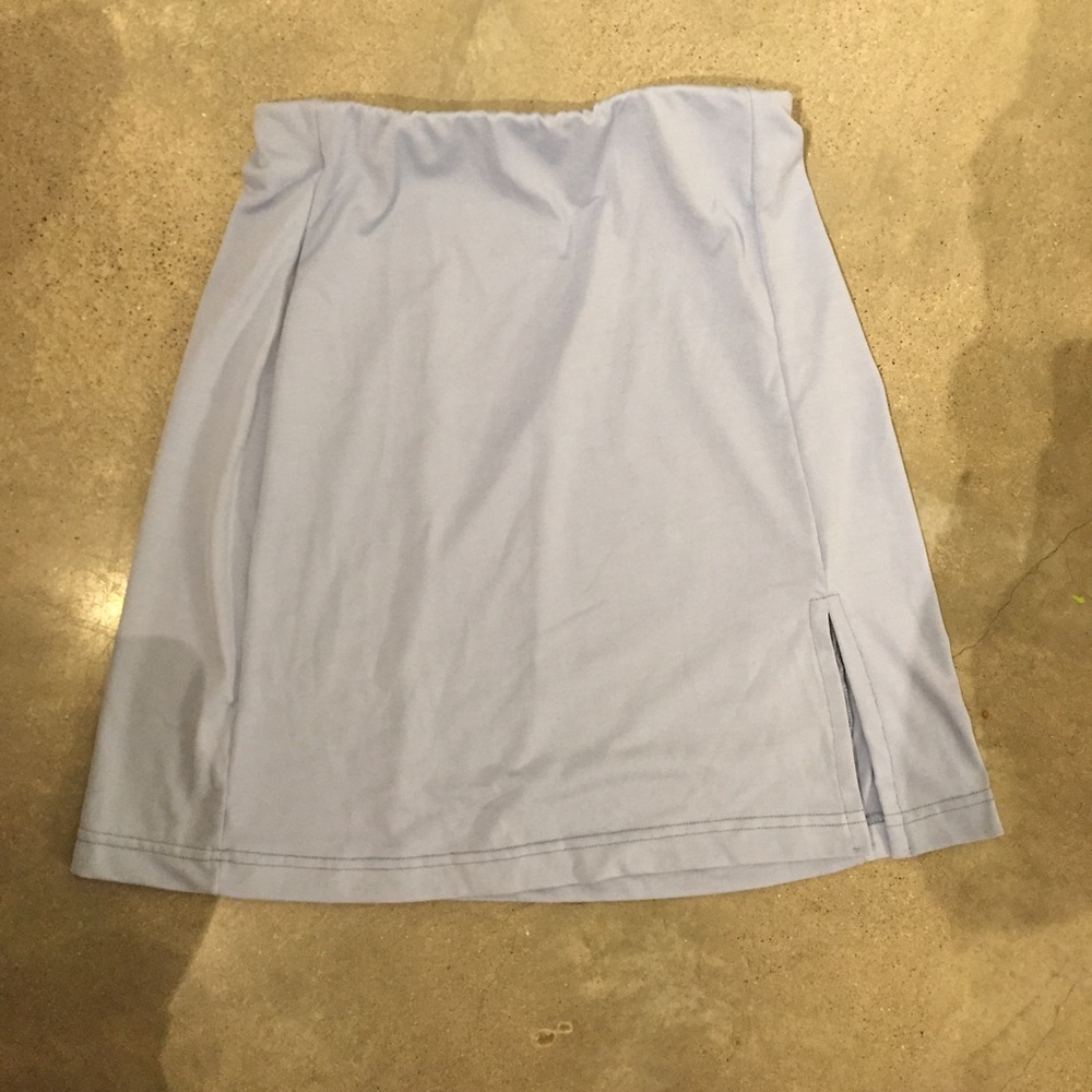 Light blue skirt