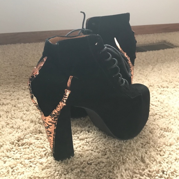 Jeffrey Campbell Shoes - Jeffrey Campbell Lita Claw Lita Black Suede