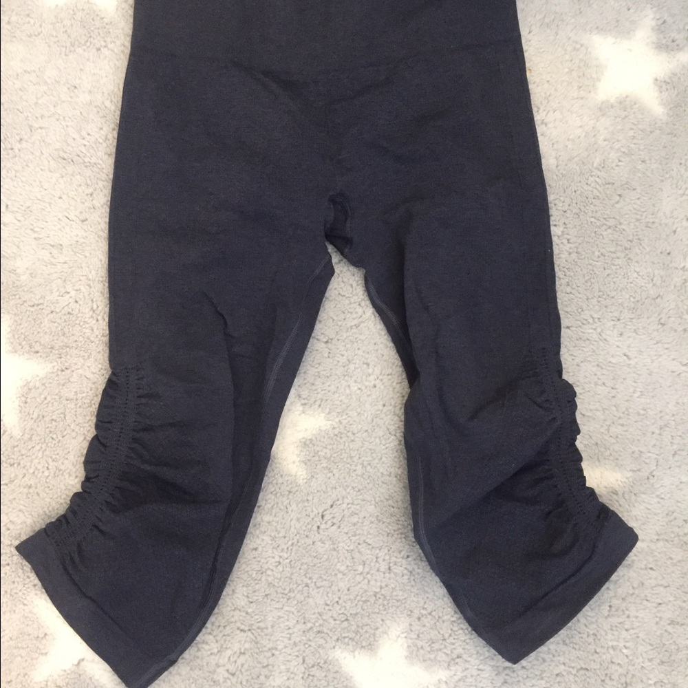 Navy Lululemon In The Flow Crop