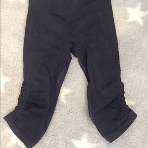 Navy Lululemon In The Flow Crop