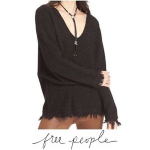 Free people Irresistible fringe sweater
