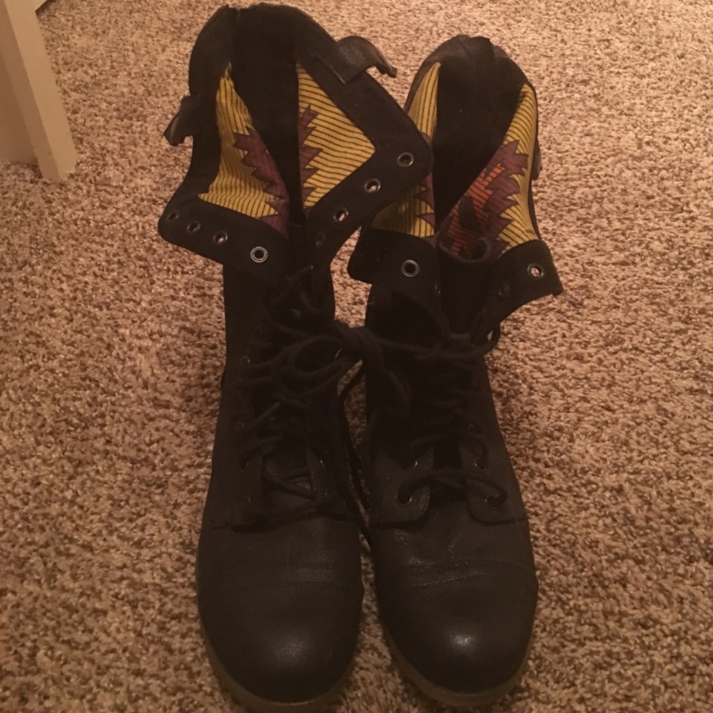 Black boots
