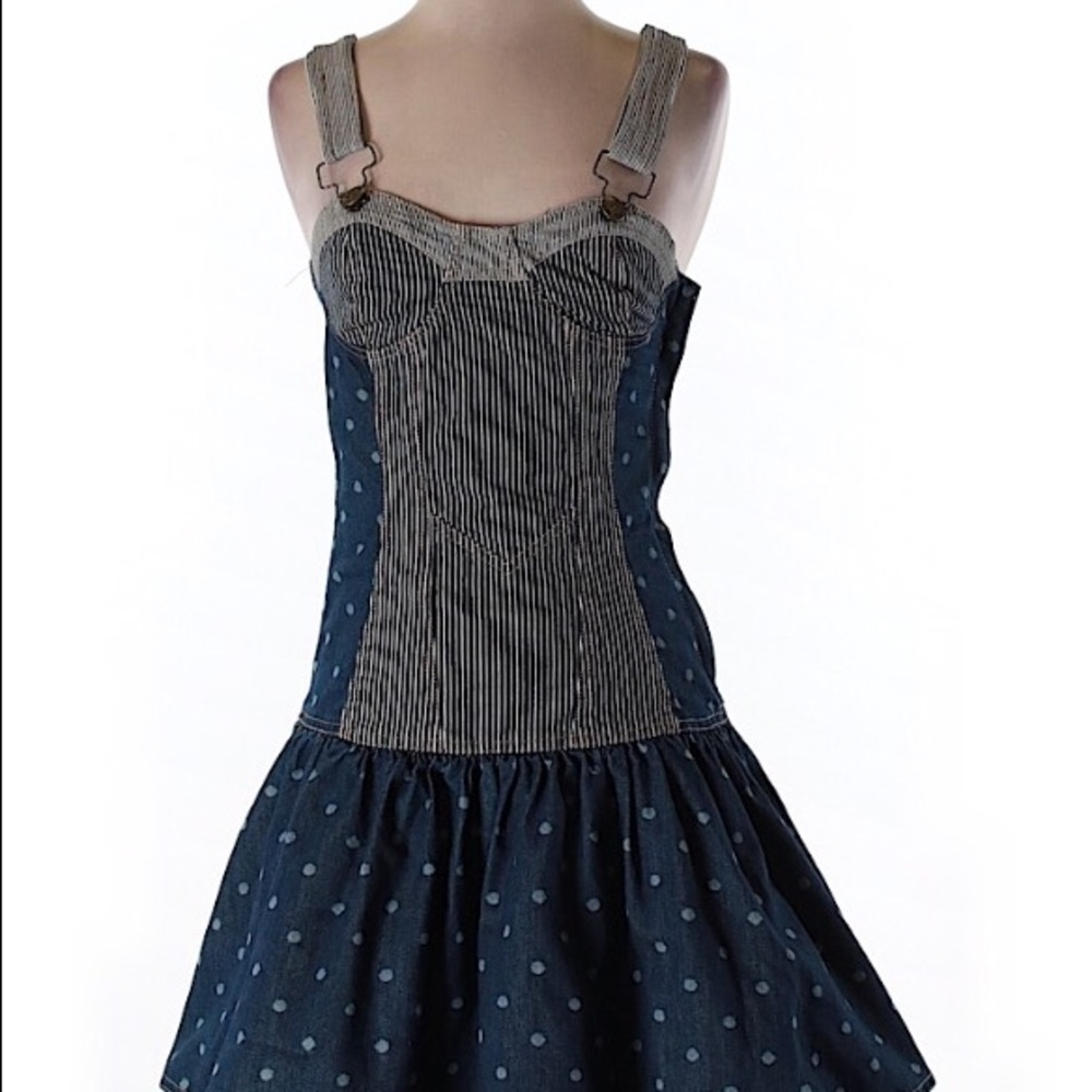 NWT Marc by Marc Jacobs Denim Polka Dot Jumper