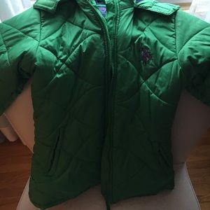 Green US Polo Association Coat