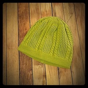 Forever 21 mustard yellow knit hat