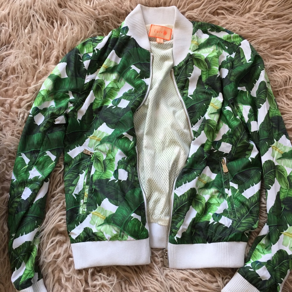 Palm fond athletic bomber
