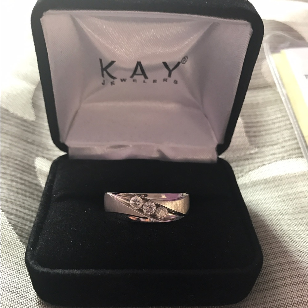 Men's diamond band ring